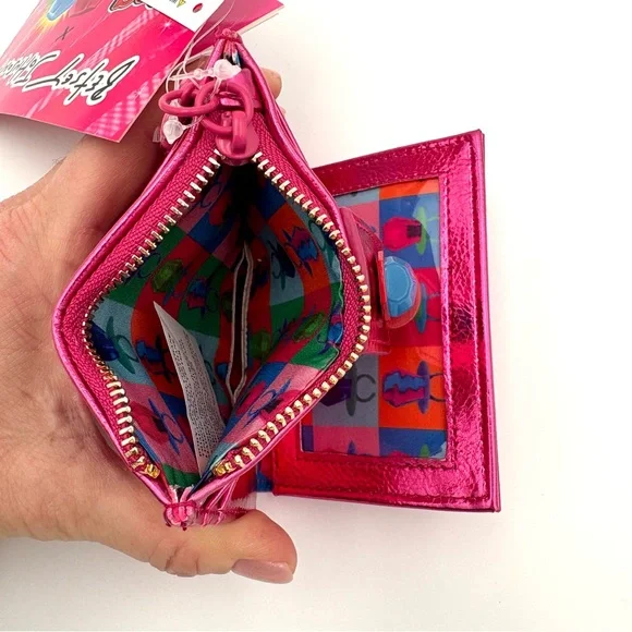 Betsey Johnson Ring Pop Blue Raspberry Bag + Matching Card Case - Picture 6 of 16